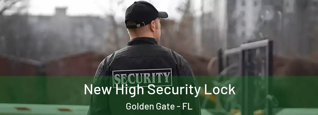 New High Security Lock Golden Gate - FL
